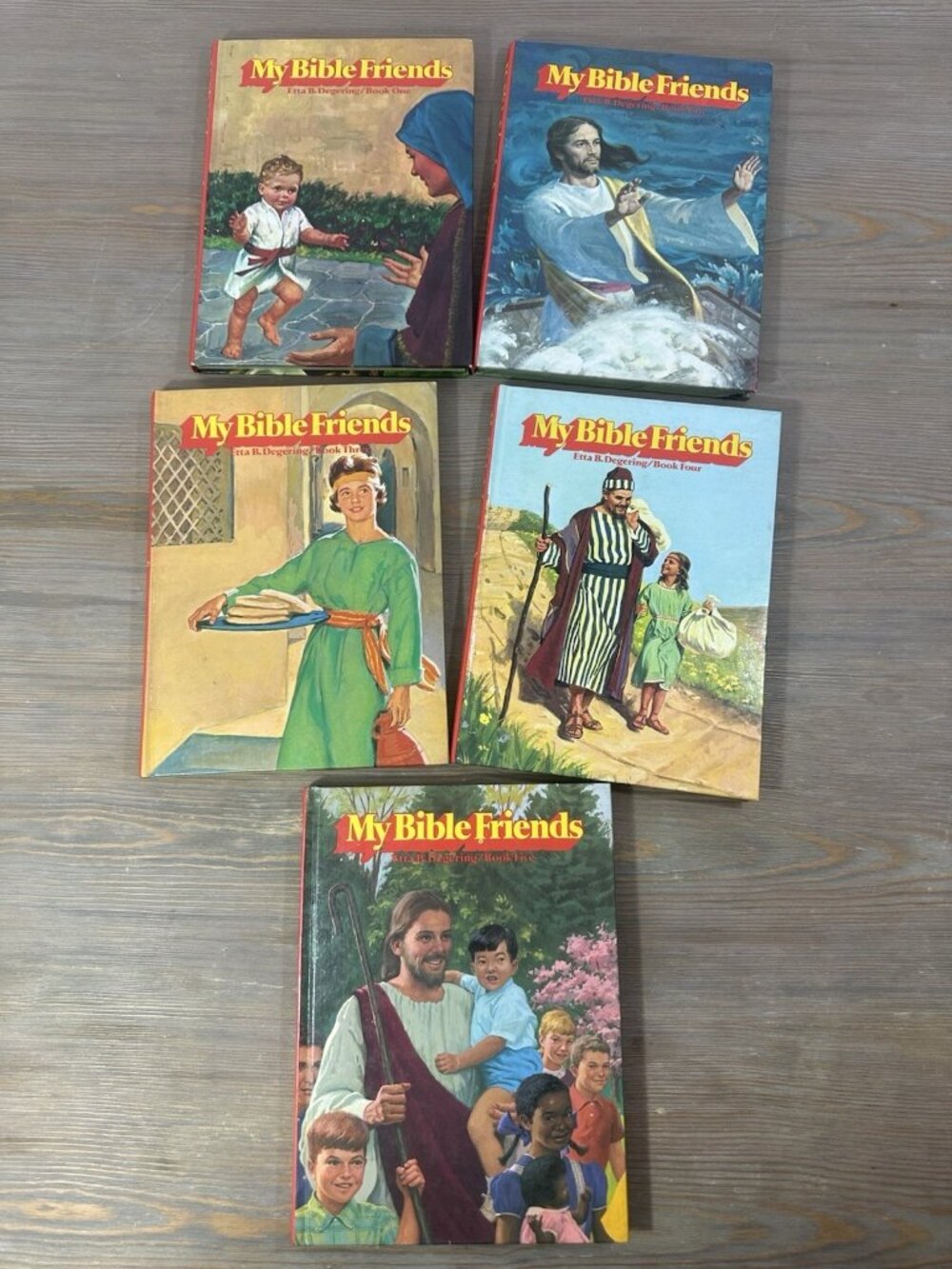 My Bible Friends Complete 5 Book Set Series 1-5 Etta B. Degering Review & Herald